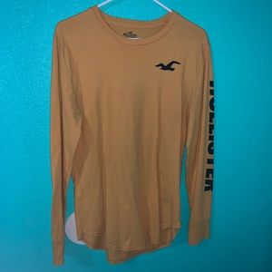 Hollister long sleeve mustard shirt.
